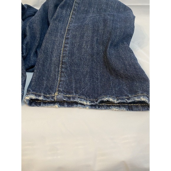 Ralph Lauren Denim & Supply Men Straight Jeans 34x32 American Flag Distressed - Picture 10 of 12